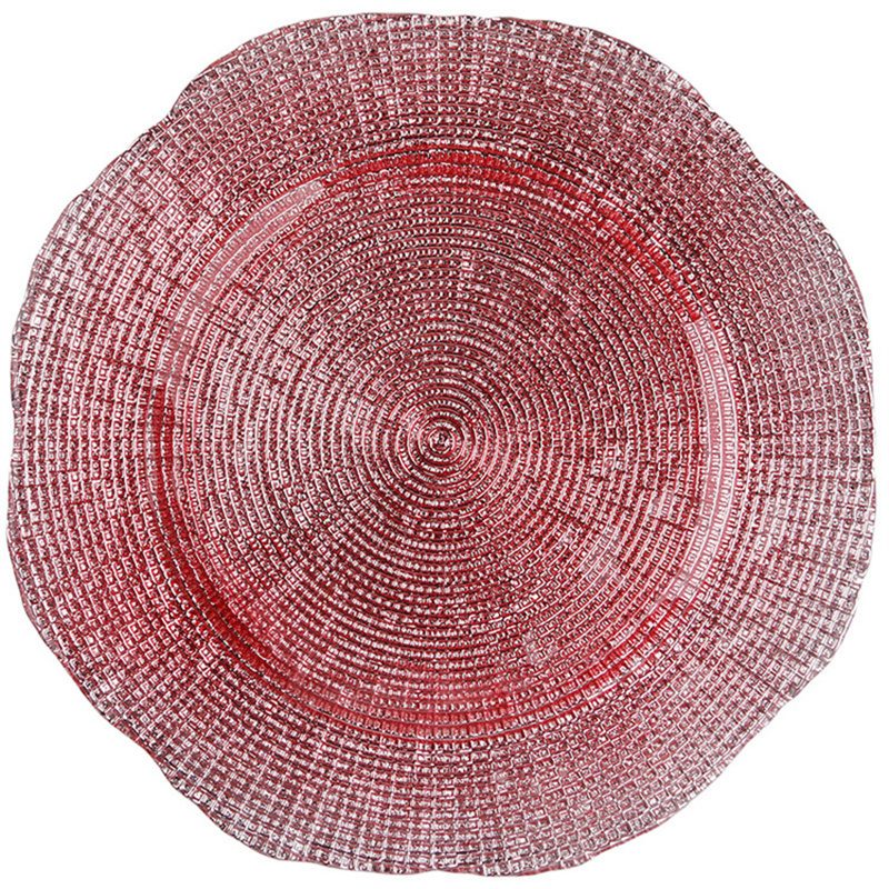 Wholesale Glass Charger Plate PZ-077 - Image 6